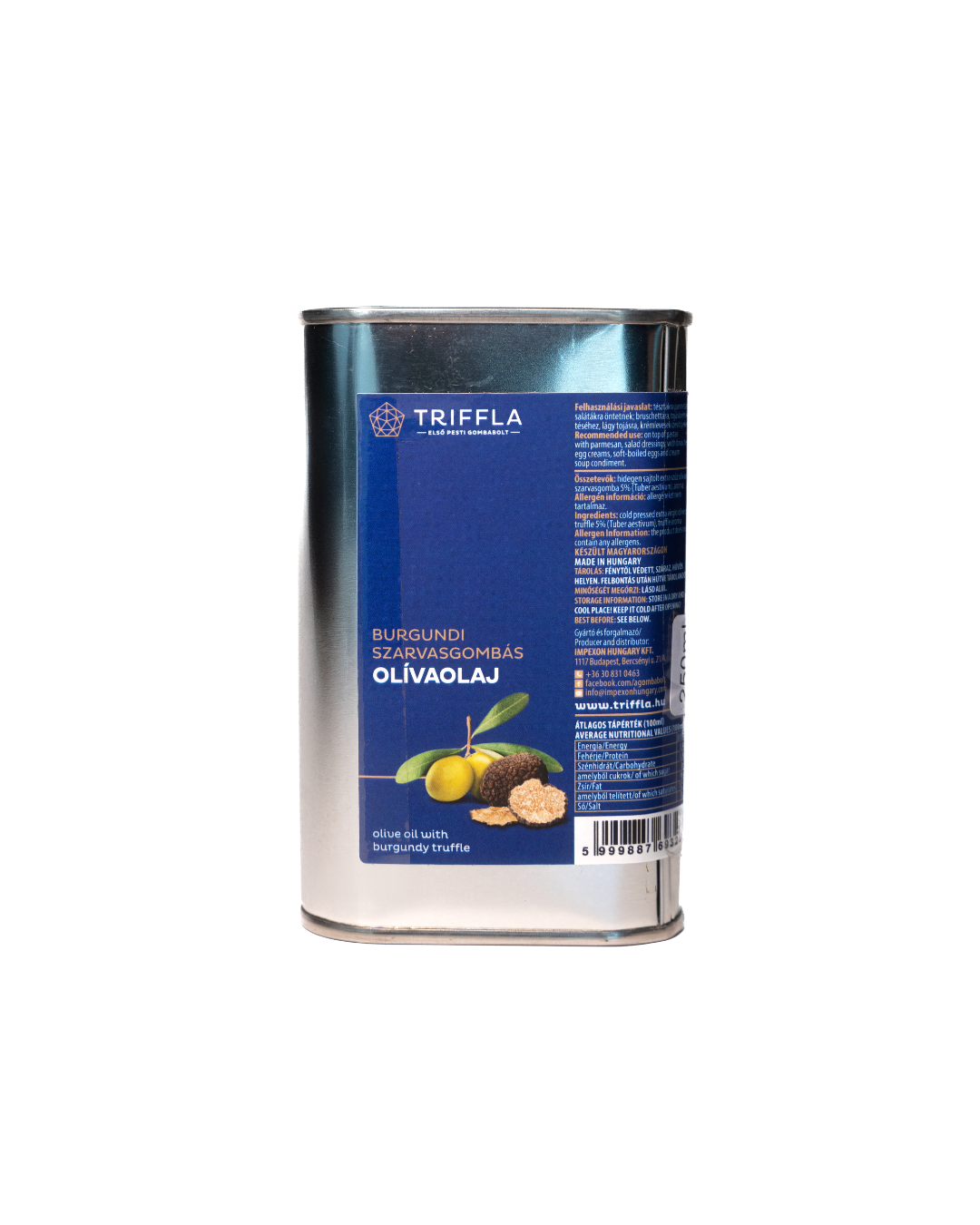 Szarvasgombás Olívaolaj 250 ml